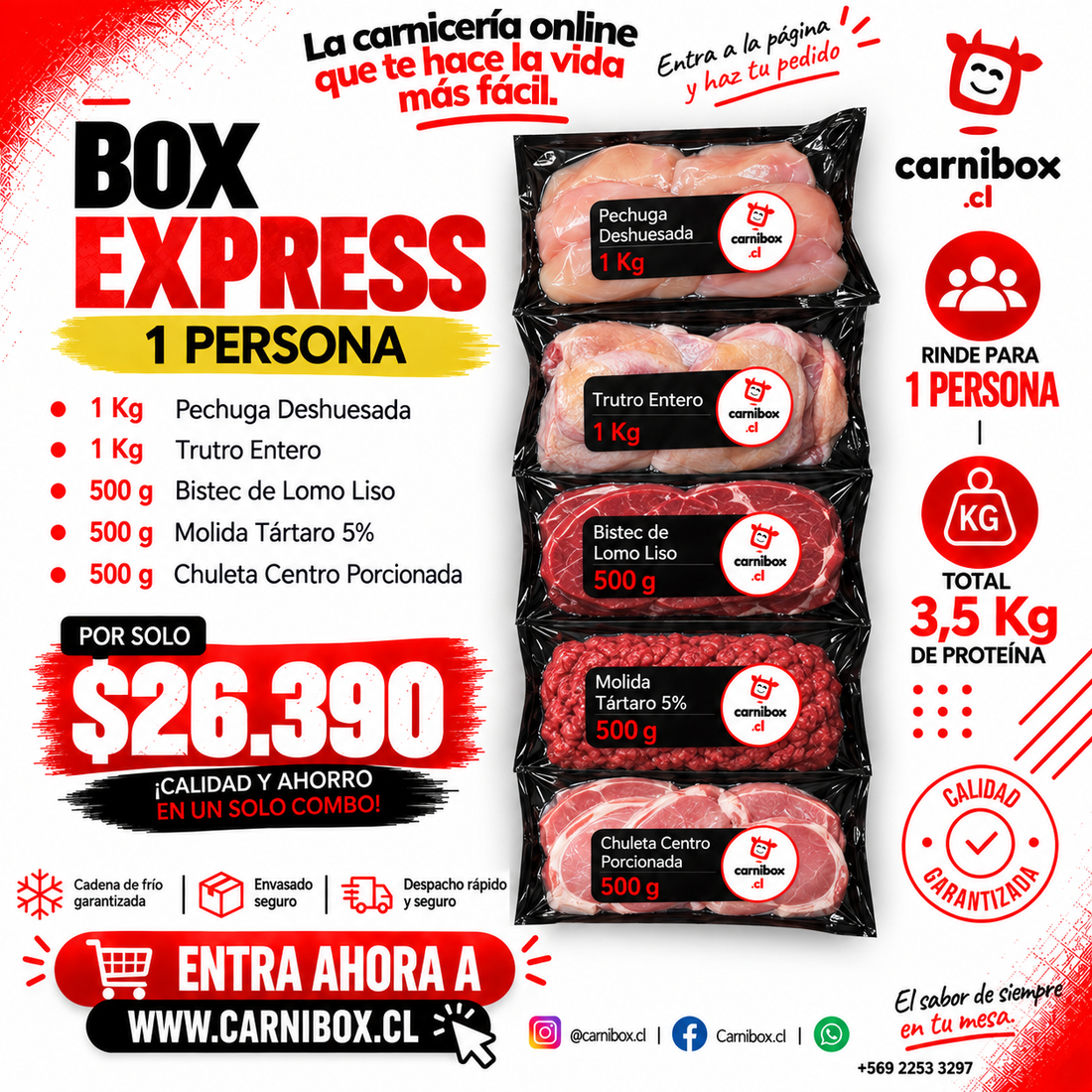 Box Express · 1 persona