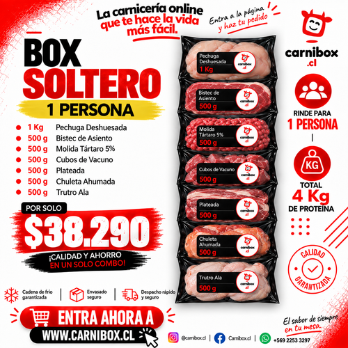 Box Soltero · 1 persona