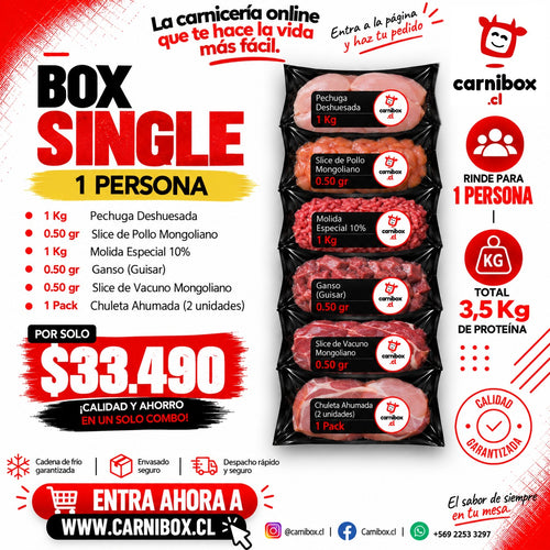 Box Single · 1 persona
