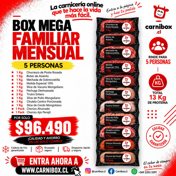 Box Mega Familiar Mensual · 5 personas